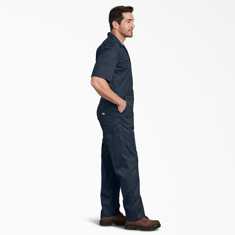 Dickies FLEX Short Sleeve Coveralls Dark Navy ID-Fj0fiVGE