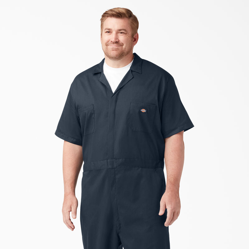 Dickies FLEX Short Sleeve Coveralls Dark Navy ID-Fj0fiVGE