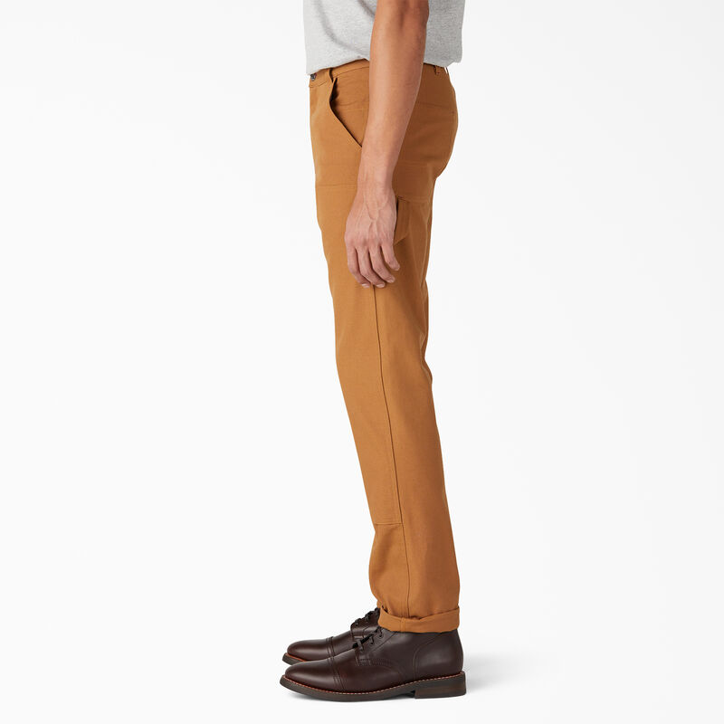 Dickies 1922 Regular Fit Double Knee Pants Rinsed Brown Duck ID-Fq4jctFG