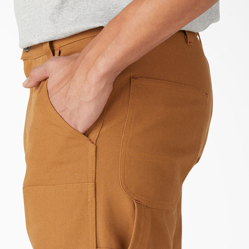 Dickies 1922 Regular Fit Double Knee Pants Rinsed Brown Duck ID-Fq4jctFG