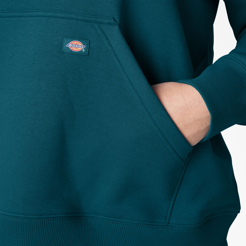 Dickies Plus Heavyweight Logo Sleeve Pullover Deep Lagoon ID-FqyJFcOh