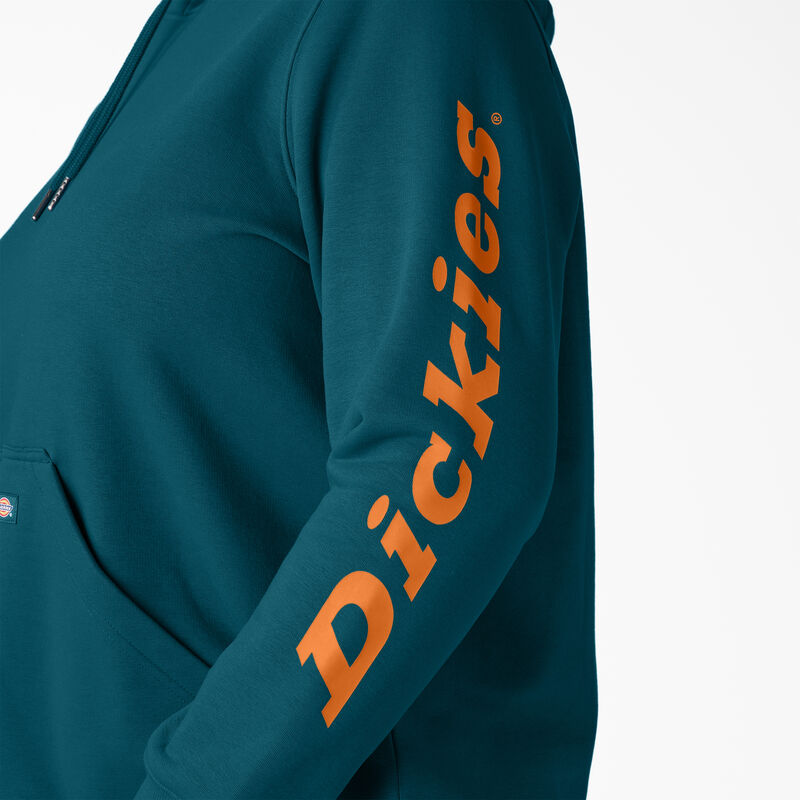 Dickies Plus Heavyweight Logo Sleeve Pullover Deep Lagoon ID-FqyJFcOh