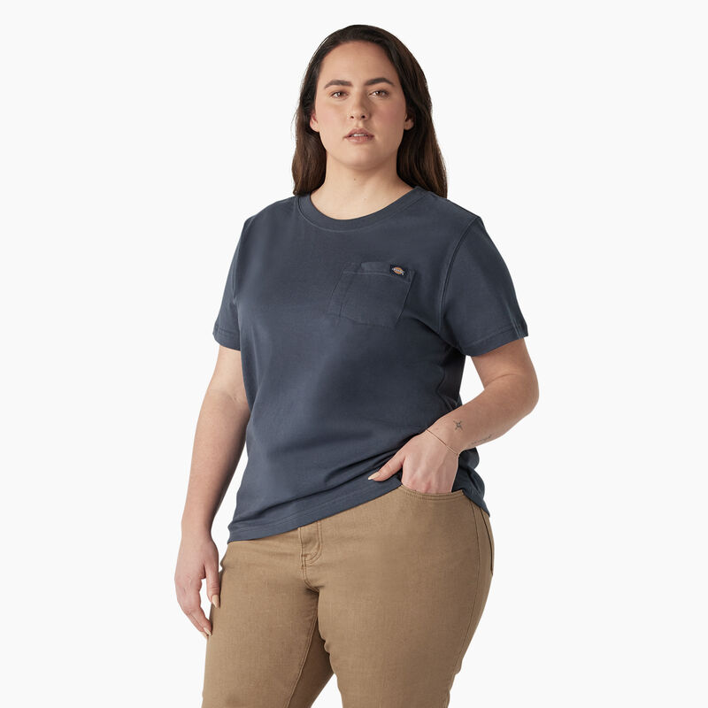 Dickies Plus Heavyweight Short Sleeve Pocket T-Shirt Airforce Blue ID-FsiojPZg
