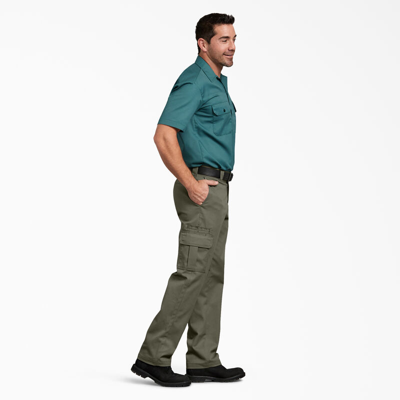Dickies FLEX Regular Fit Cargo Pants Moss Green ID-Fu0uqWEX