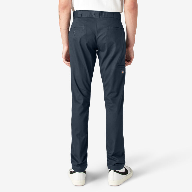 Dickies Skinny Fit Double Knee Work Pants Dark Navy ID-FxqdUvc3