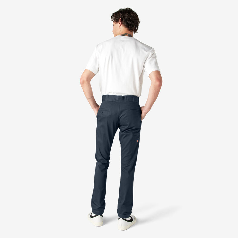 Dickies Skinny Fit Double Knee Work Pants Dark Navy ID-FxqdUvc3