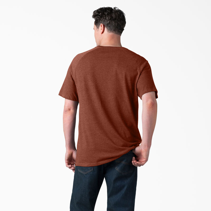 Dickies Cooling Short Sleeve Pocket T-Shirt Red Rock Heather ID-GJ0IFuRN