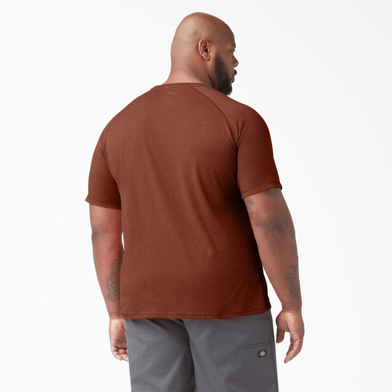 Dickies Cooling Short Sleeve Pocket T-Shirt Red Rock Heather ID-GJ0IFuRN