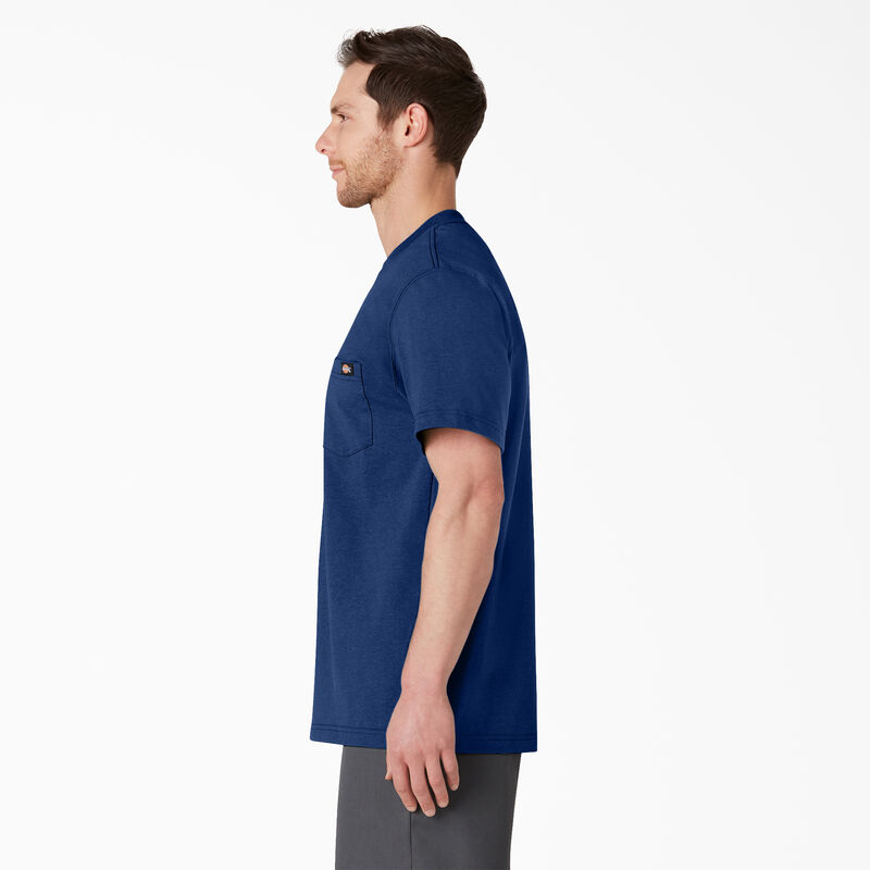 Dickies Heavyweight Heathered Short Sleeve Pocket T-Shirt Limoges Single Dye Heather ID-GQ3xBz6Z