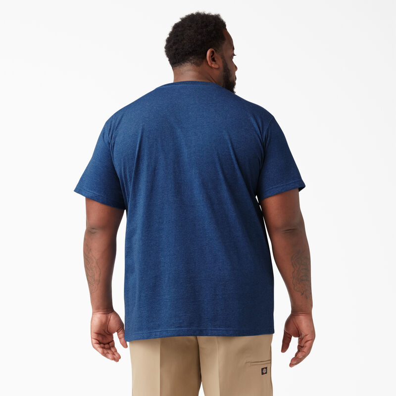 Dickies Heavyweight Heathered Short Sleeve Pocket T-Shirt Limoges Single Dye Heather ID-GQ3xBz6Z