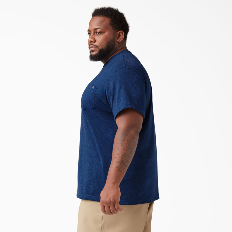 Dickies Heavyweight Heathered Short Sleeve Pocket T-Shirt Limoges Single Dye Heather ID-GQ3xBz6Z
