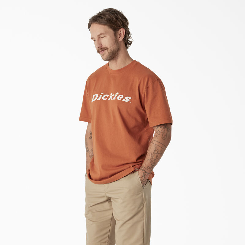 Dickies Short Sleeve Wordmark Graphic T-Shirt Copper ID-GVm2jq8f