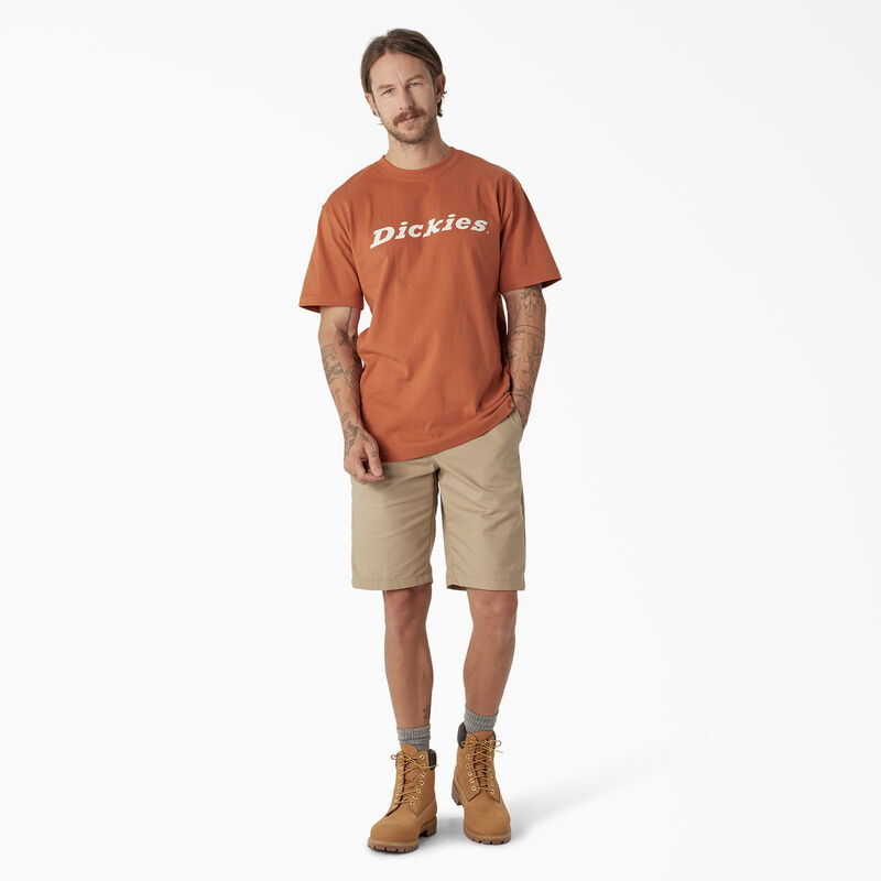 Dickies Short Sleeve Wordmark Graphic T-Shirt Copper ID-GVm2jq8f