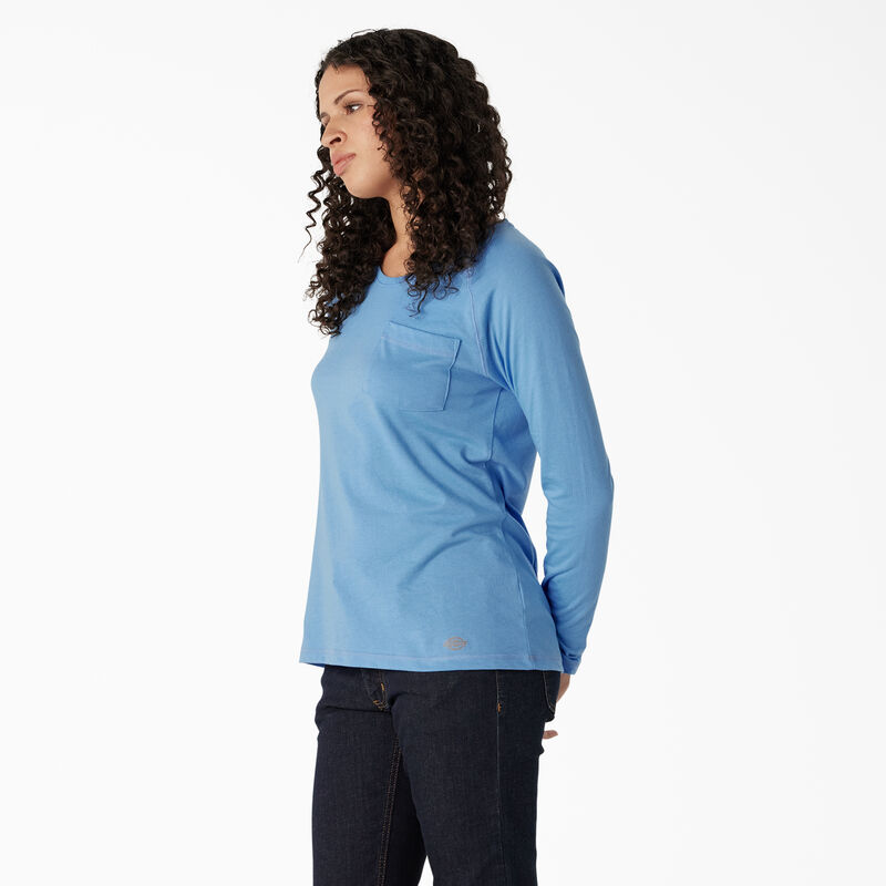 Dickies Cooling Long Sleeve Pocket T-Shirt Azure Blue ID-GXYhsXw3