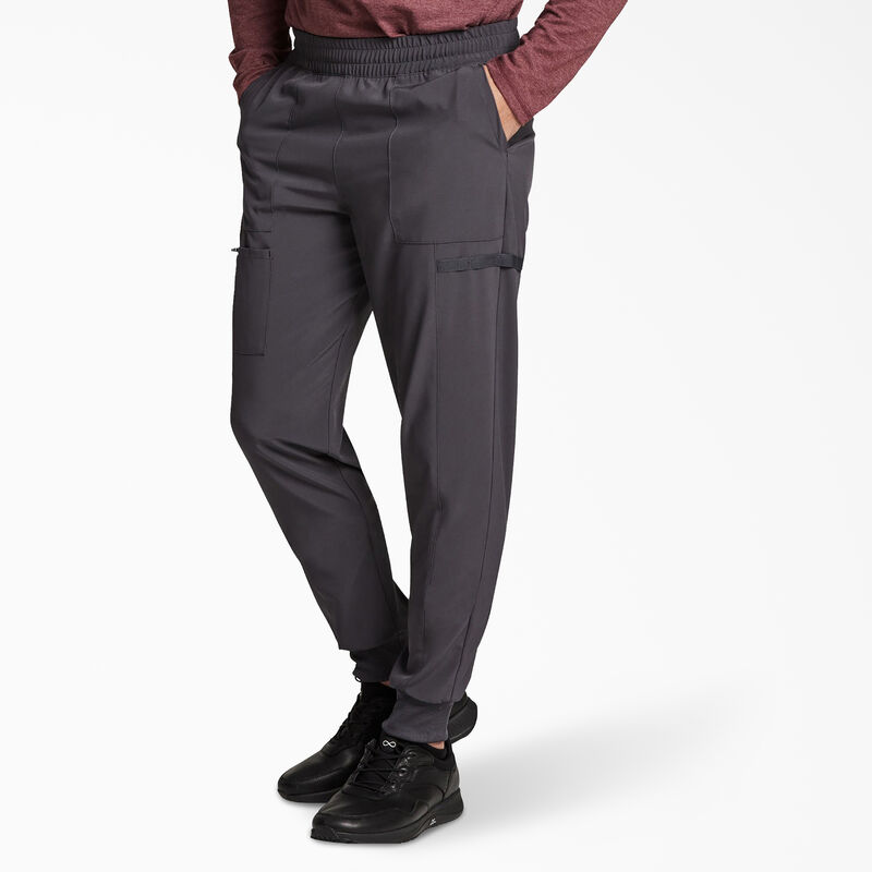 Dickies Men's EDS Essentials Mid Rise Jogger Scrub Pants Pewter Gray ID-GrGrHX8x