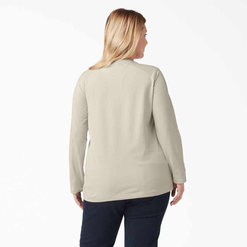 Dickies Plus Heavyweight Henley Oatmeal ID-H0idt6GU