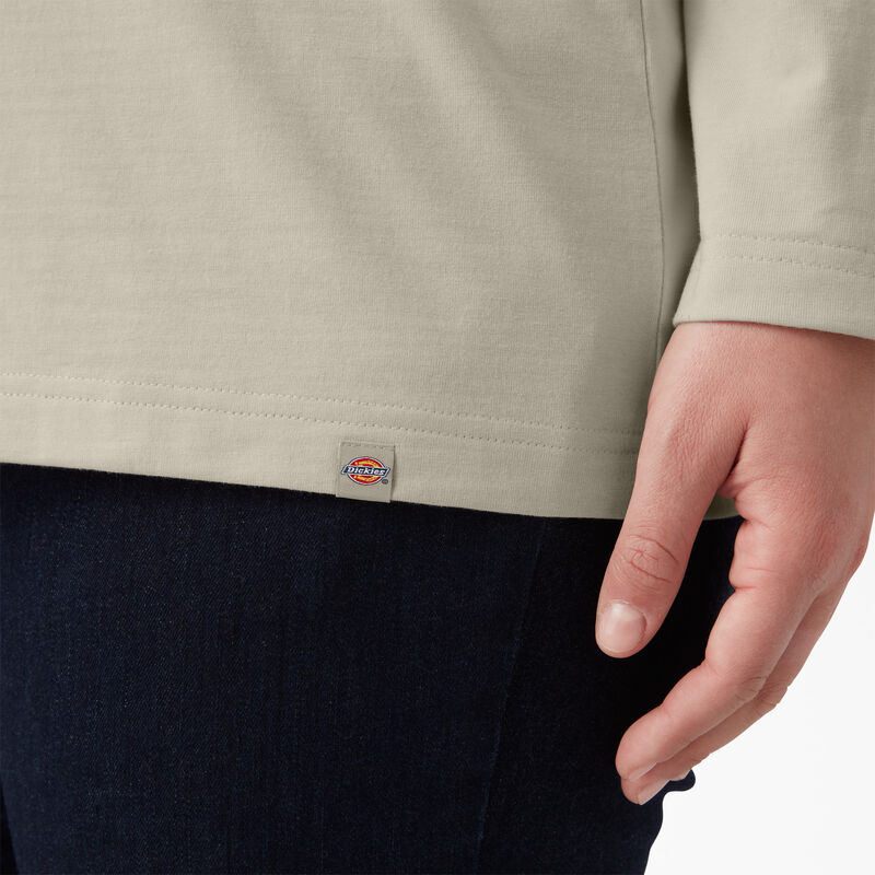 Dickies Plus Heavyweight Henley Oatmeal ID-H0idt6GU