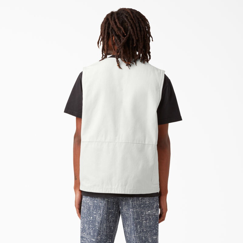Dickies Stonewashed Duck Carpenter Vest Stonewashed Cloud ID-HER3pCSR