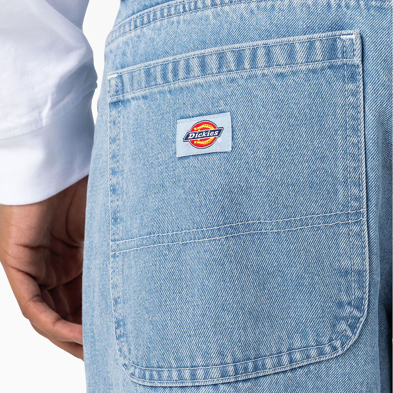 Dickies Loose Fit Double Knee Jeans Stonewashed Indigo Blue ID-HFAoQg8E