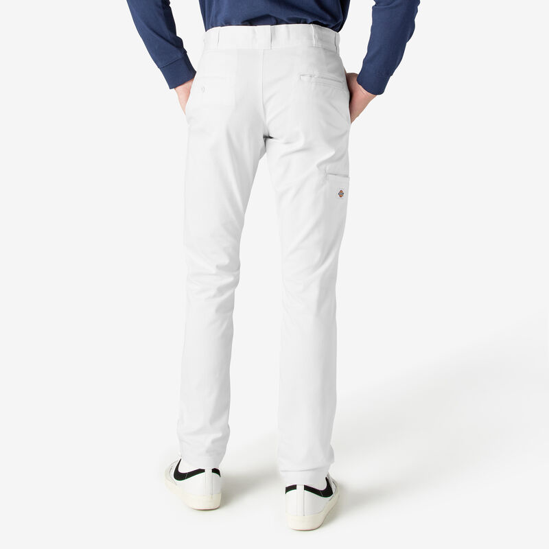 Dickies Skinny Fit Double Knee Work Pants White ID-HFVDDBo9
