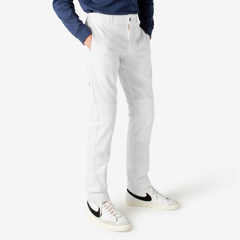 Dickies Skinny Fit Double Knee Work Pants White ID-HFVDDBo9