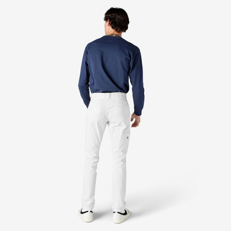Dickies Skinny Fit Double Knee Work Pants White ID-HFVDDBo9