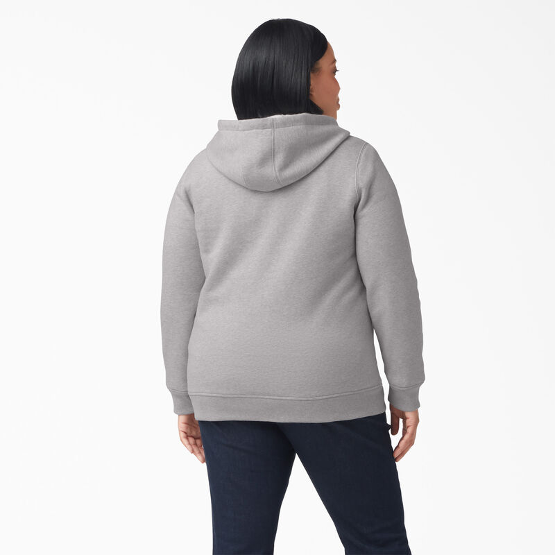 Dickies Plus Heavyweight Full-Zip Hoodie Heather Gray ID-HH9KGL49