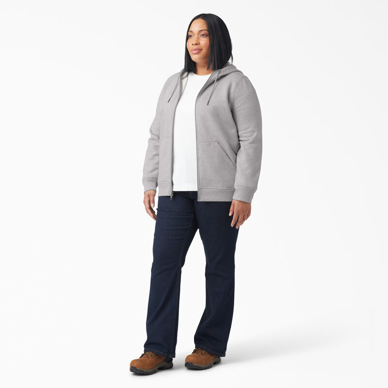 Dickies Plus Heavyweight Full-Zip Hoodie Heather Gray ID-HH9KGL49