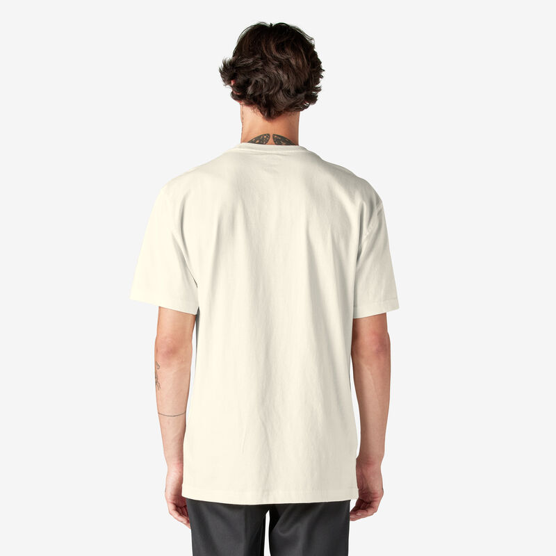 Dickies Heavyweight Short Sleeve Pocket T-Shirt Natural Beige ID-HTL0TeZe