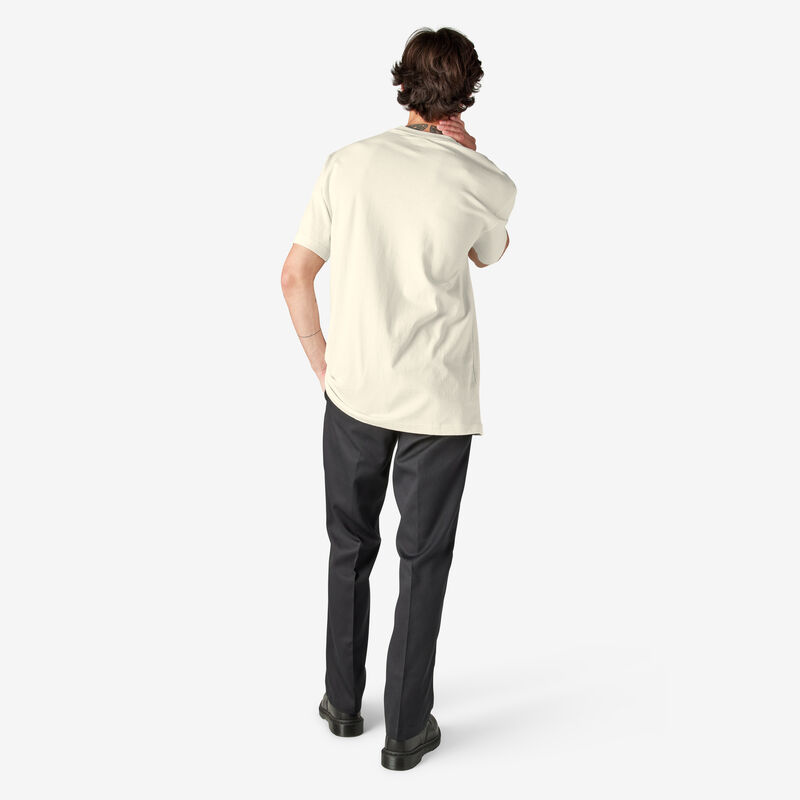 Dickies Heavyweight Short Sleeve Pocket T-Shirt Natural Beige ID-HTL0TeZe
