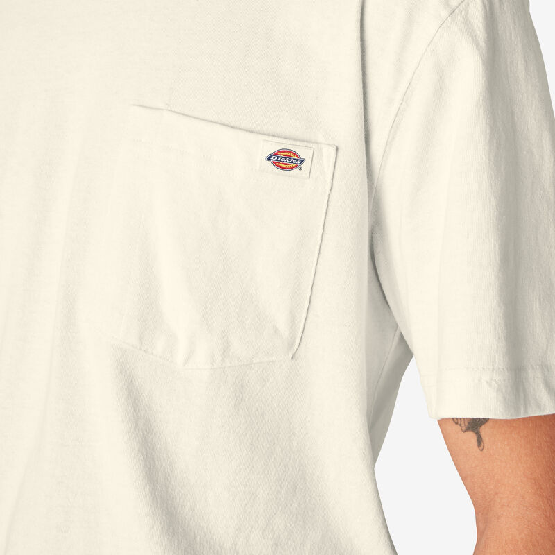 Dickies Heavyweight Short Sleeve Pocket T-Shirt Natural Beige ID-HTL0TeZe