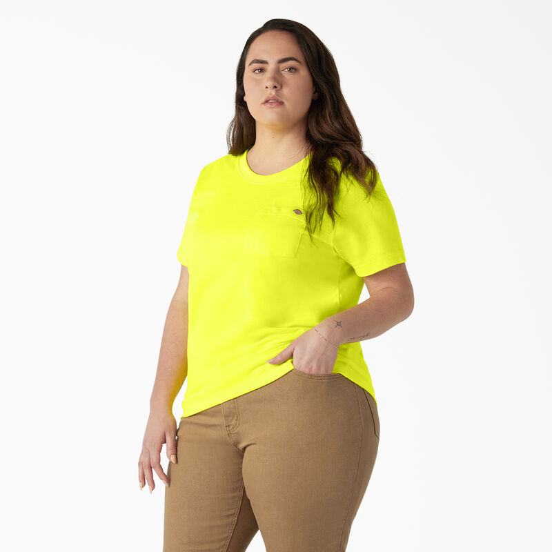 Dickies Plus Heavyweight Short Sleeve Pocket T-Shirt Bright Yellow ID-HaGsp3ZJ