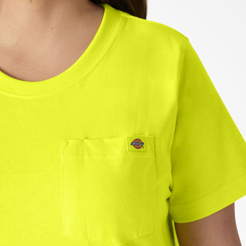Dickies Plus Heavyweight Short Sleeve Pocket T-Shirt Bright Yellow ID-HaGsp3ZJ