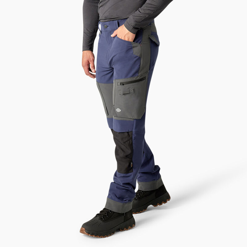 Dickies FLEX Slim Fit Double Knee Tapered Pants Navy/Charcoal ID-HcWzP1as