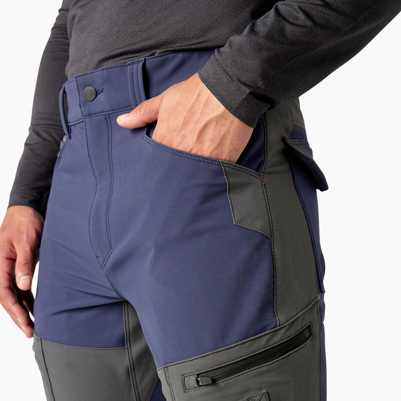 Dickies FLEX Slim Fit Double Knee Tapered Pants Navy/Charcoal ID-HcWzP1as