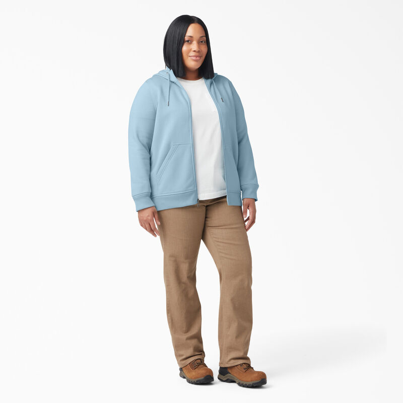 Dickies Plus Heavyweight Full-Zip Hoodie Clear Blue ID-HfH0rPbN