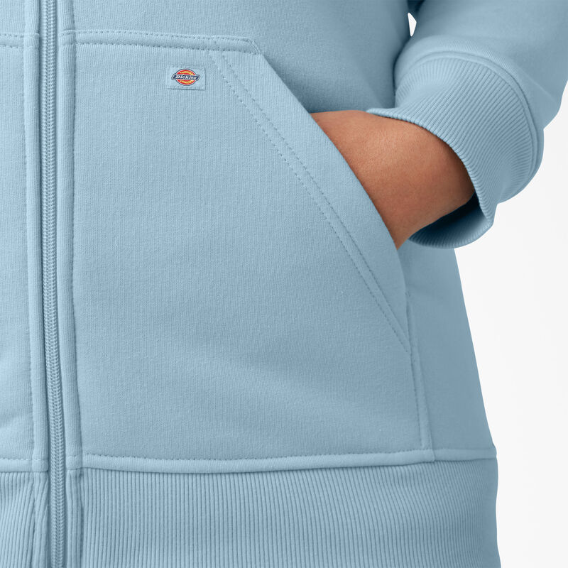 Dickies Plus Heavyweight Full-Zip Hoodie Clear Blue ID-HfH0rPbN