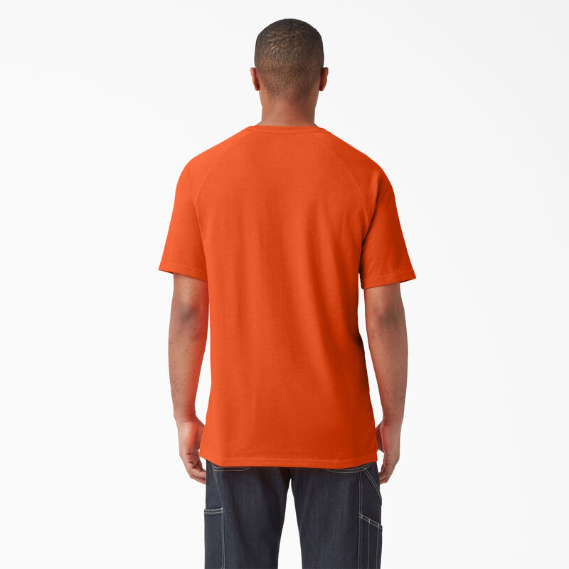 Dickies Cooling Short Sleeve Pocket T-Shirt Bright Orange ID-HiANA0pb