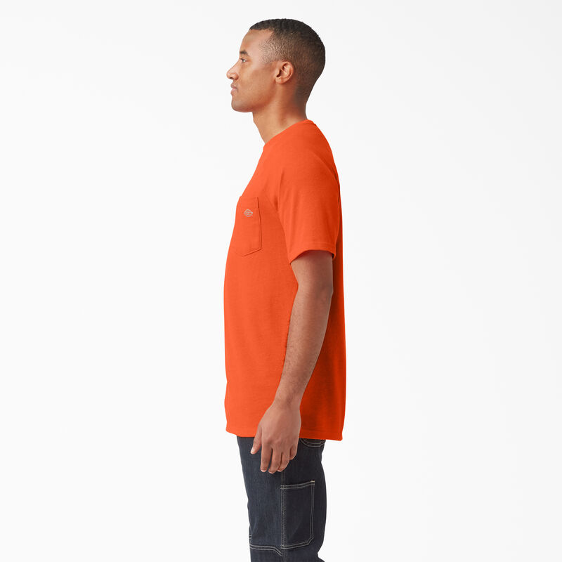 Dickies Cooling Short Sleeve Pocket T-Shirt Bright Orange ID-HiANA0pb