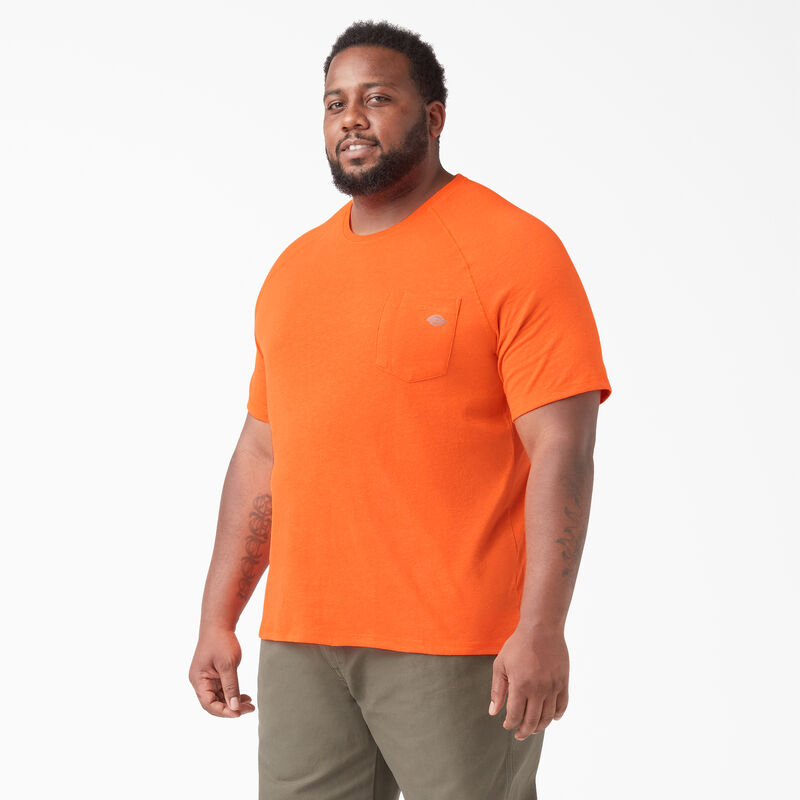 Dickies Cooling Short Sleeve Pocket T-Shirt Bright Orange ID-HiANA0pb