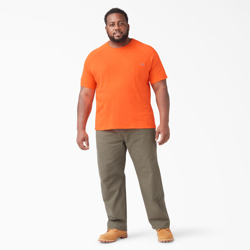 Dickies Cooling Short Sleeve Pocket T-Shirt Bright Orange ID-HiANA0pb