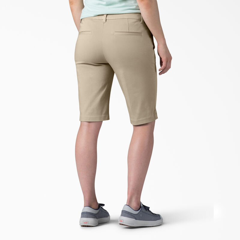 Dickies Perfect Shape Straight Fit Bermuda Shorts, 11