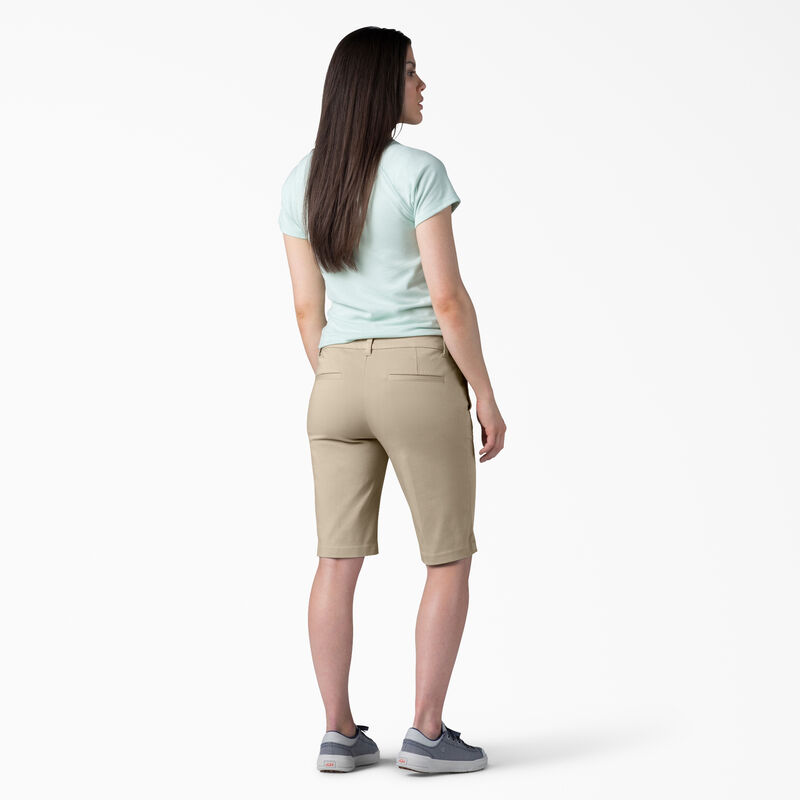 Dickies Perfect Shape Straight Fit Bermuda Shorts, 11