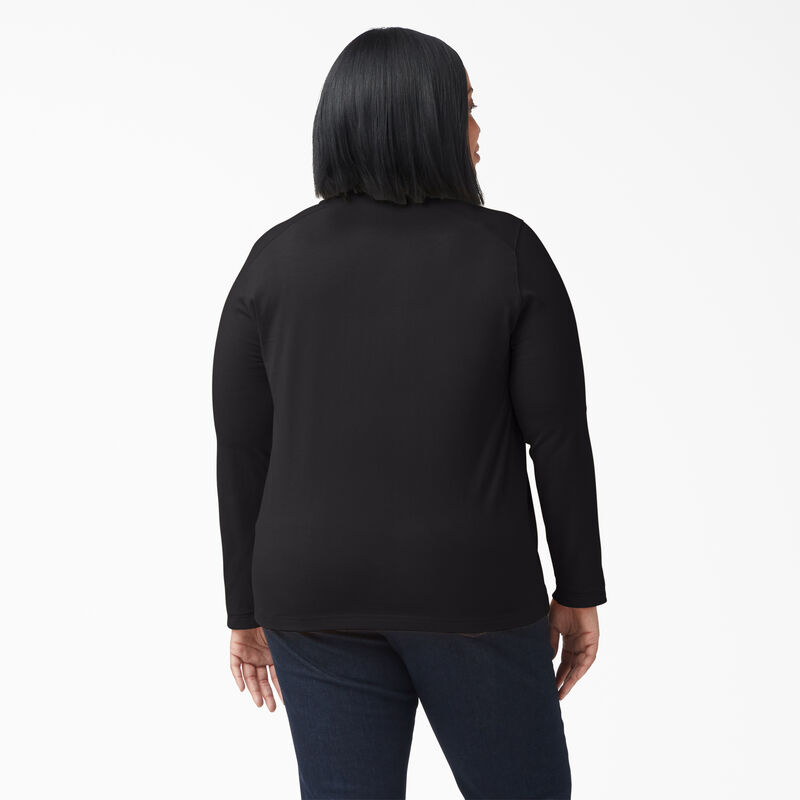 Dickies Plus Heavyweight Henley Black ID-HlamyiE4