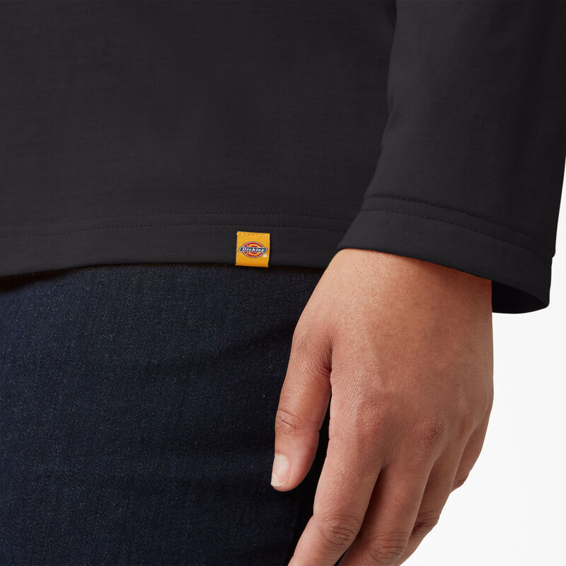 Dickies Plus Heavyweight Henley Black ID-HlamyiE4