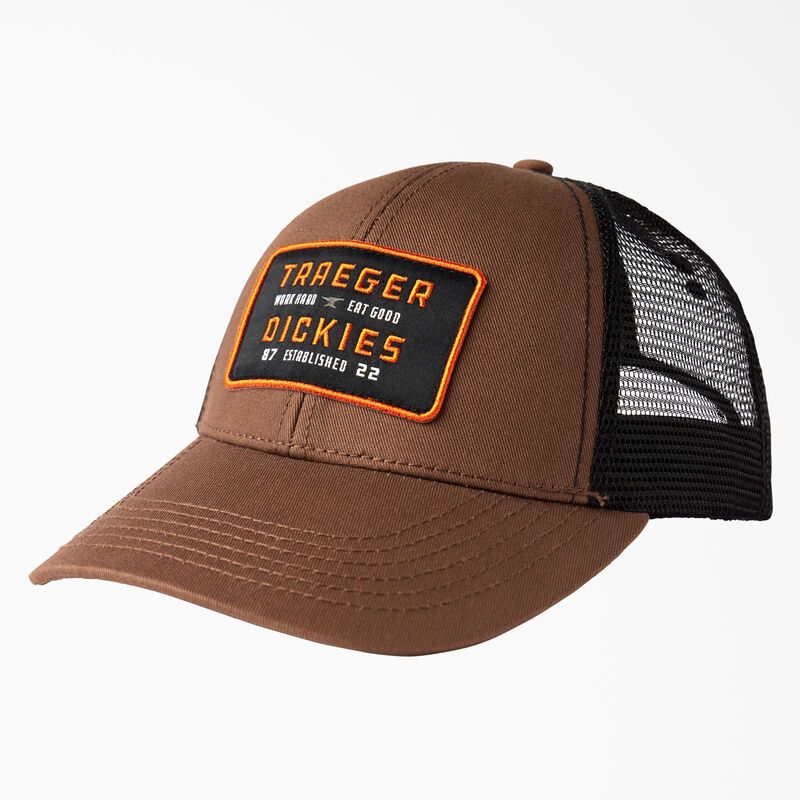 Dickies Traeger x Dickies Trucker Hat Brown Duck ID-HxpsqjIn