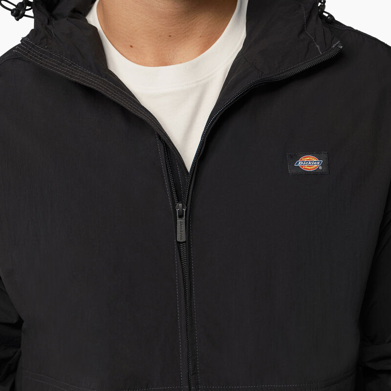 Dickies Jackson Windbreaker Jacket Black ID-Hxxt8KJO