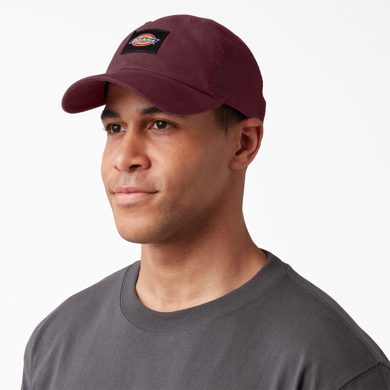 Dickies Canvas Trucker Hat Burgundy ID-I201oLHg