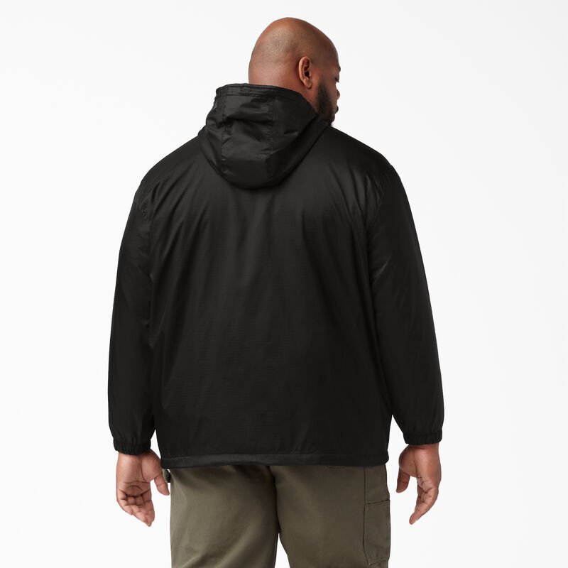 Dickies Fleece Lined Nylon Hooded Jacket Black ID-I5qFnZ8D