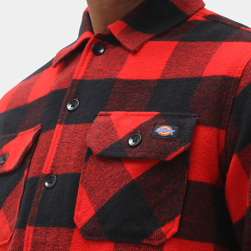 Dickies Sacramento Shirt Red Plaid ID-I80HUt84